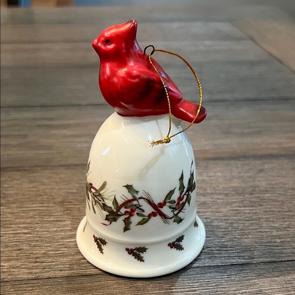 Festive Red Cardinal Holiday Ornament/Bell - Picture 3 of 16